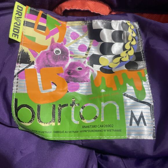 Burton‎ Med Dryride RED Snowboarding Pants Phan Rang Nha Trang 10105VN Purple - Picture 2 of 15